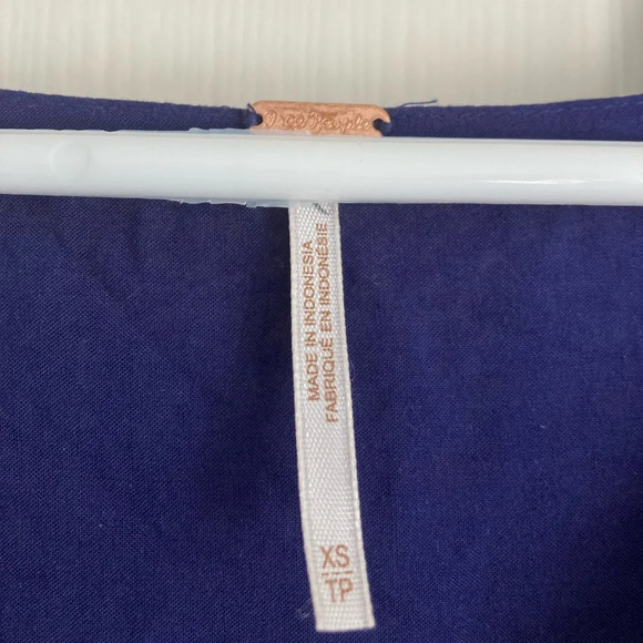 Free People dark blue tunic size XS - Picture 7 of 9